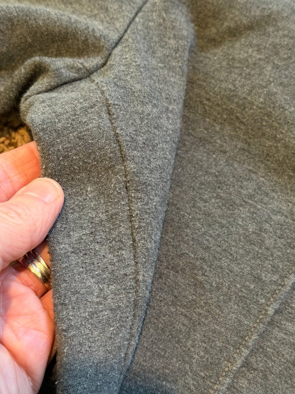 Everlane The Dream Pant Heathered Charcoal Gray Large L - Picture 7 of 12